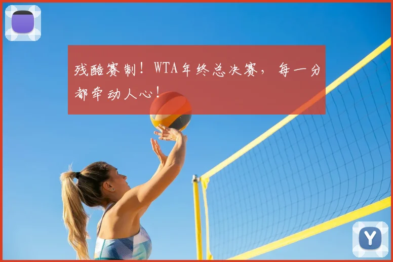 残酷赛制！WTA年终总决赛，每一分都牵动人心！